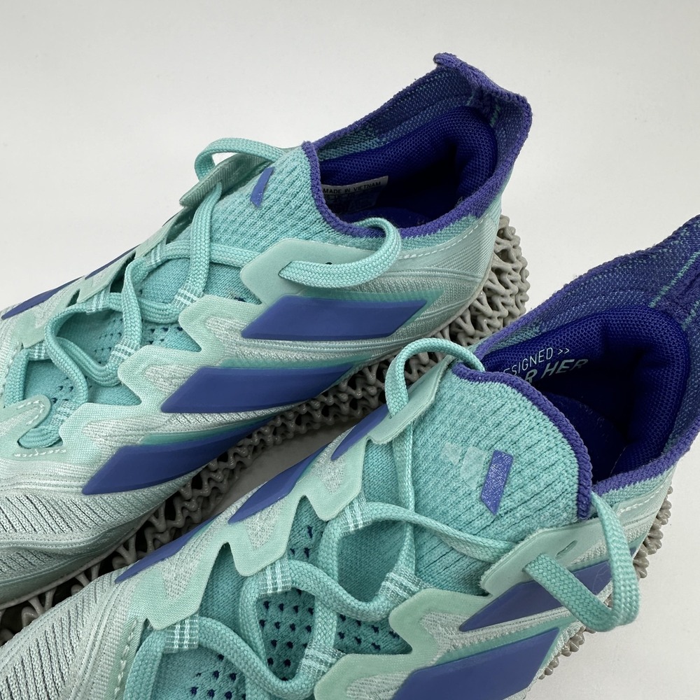 Adidas 4DFWD Shoes Womens Size 6 Aqua Purple 3D Lattice Midsole Running IE8404 - Picture 3 of 11